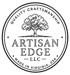 QUALITY CRAFTSMANSHIP ARTISAN EDGE - LLC - MADE IN VIRGINIA, USA logo