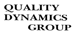 QUALITY DYNAMICS GROUP logo