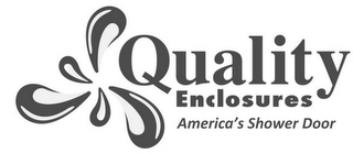 QUALITY ENCLOSURES AMERICA'S SHOWER DOOR logo