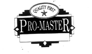 QUALITY FIRST PRO-MASTER logo