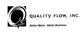 QUALITY FLOW, INC. BETTER WATER. BETTER BUSINESS. logo