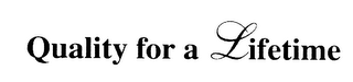 QUALITY FOR A LIFETIME logo