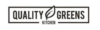 QUALITY GREENS KITCHEN logo