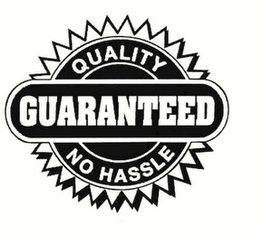 QUALITY GUARANTEED NO HASSLE logo