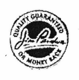 QUALITY GUARANTEED OR MONEY BACK JIM PERDUE logo