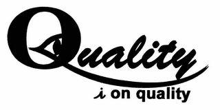 QUALITY I ON QUALITY logo