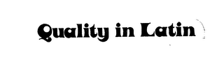 QUALITY IN LATIN logo