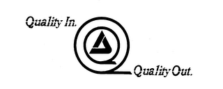 QUALITY IN. QUALITY OUT. logo