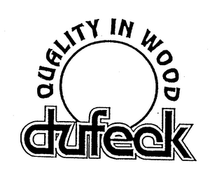 QUALITY IN WOOD DUFECK logo