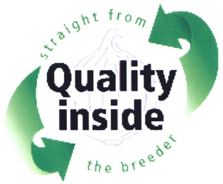 QUALITY INSIDE STRAIGHT FROM THE BREEDER logo