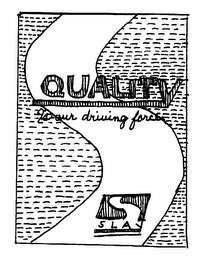 QUALITY IS OUR DRIVING FORCE logo