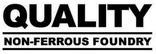 QUALITY NON-FERROUS FOUNDRY logo