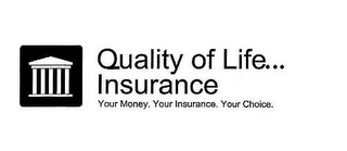 QUALITY OF LIFE...INSURANCE YOUR MONEY. YOUR INSURANCE. YOUR CHOICE. logo