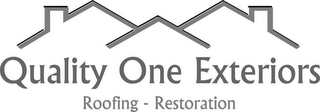 QUALITY ONE EXTERIORS ROOFING - RESTORATION logo