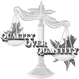 QUALITY OVER QUANTITY logo