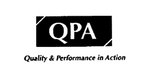 QUALITY & PERFORMANCE IN ACTION QPA logo