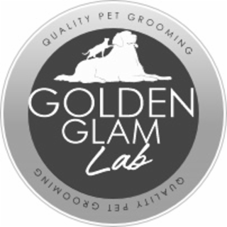 QUALITY PET GROOMING GOLDEN GLAM LAB QUALITY PET GROOMING logo