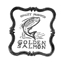QUALITY PRODUCTS GOLDEN SALMON logo