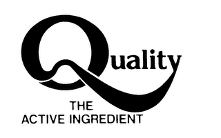 QUALITY THE ACTIVE INGREDIENT logo