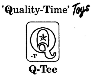'QUALITY-TIME' TOYS Q-T Q-TEE logo