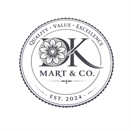 QUALITY VALUE EXCELLENCE DK MART & CO. EST. 2024 logo