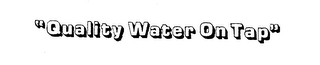 "QUALITY WATER ON TAP" logo