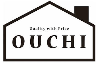 QUALITY WITH PRICE OUCHI logo