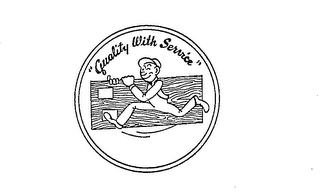 "QUALITY WITH SERVICE" logo