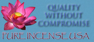 QUALITY WITHOUT COMPROMISE; PURE INCENSE USA logo