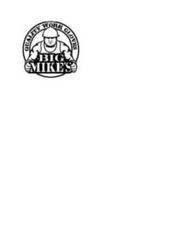 QUALITY WORK GLOVES BIG MIKE'S logo