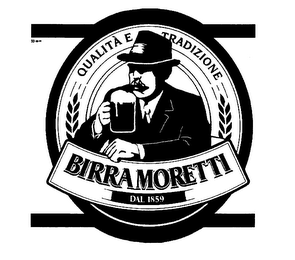 QUALITÀ E TRADIZIONE BIRRAMORETTI DAL 1859 logo