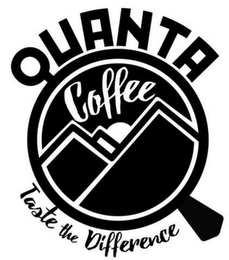 QUANTA COFFEE TASTE THE DIFFERENCE logo