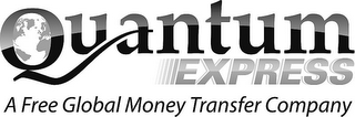 QUANTUM EXPRESS A FREE GLOBAL MONEY TRANSFER COMPANY logo