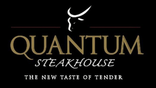 QUANTUM STEAKHOUSE THE NEW TASTE OF TENDER logo
