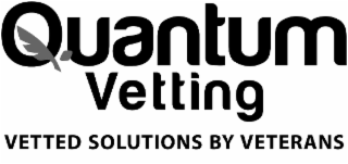 QUANTUM VETTING VETTED SOLUTIONS BY VETERANS logo