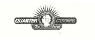 QUARTER CORNER LIBERTY 25¢ STORE logo