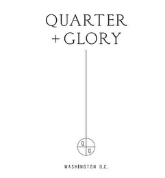 QUARTER + GLORY QG WASHINGTON D.C. logo