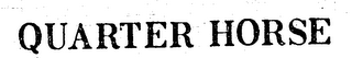 QUARTER HORSE logo