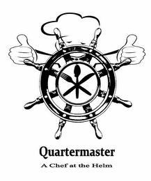 QUARTERMASTER A CHEF AT THE HELM logo