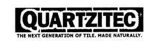 QUARTZITEC THE NEXT GENERATION OF TILE. MADE NATURALLY. logo