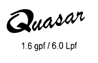 QUASAR 1.6 GPF / 6.0 LPF logo