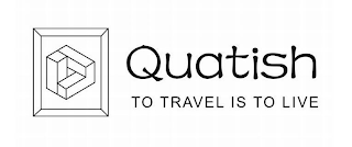 QUATISH TO TRAVEL IS TO LIVE logo