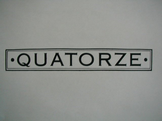 ·QUATORZE· logo