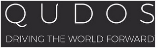 QUDOS DRIVING THE WORLD FORWARD logo