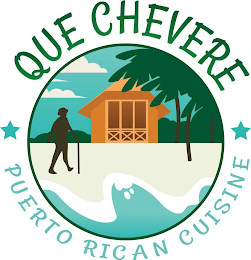 QUE CHEVERE PUERTO RICAN CUISINE logo
