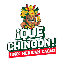 QUE CHINGÓN! 100% MEXICAN CACAO logo
