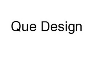 QUE DESIGN logo