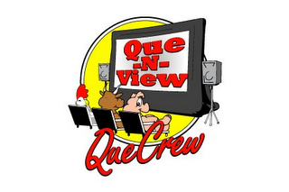 QUE-N-VIEW QUE CREW logo