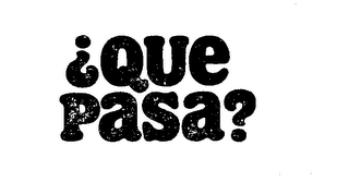 QUE PASA logo