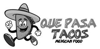 QUE PASA TACOS MEXICAN FOOD logo